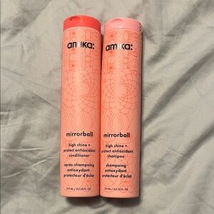 Amika Mirrorball High Shine Hair Care Set - Coral and Peach